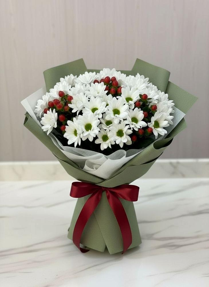 Букет цветов из: Хризантемы в Тайге