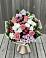 Букет цветов из: Альстромерии, Гвоздики, Розы и Хризантемы в Тайге