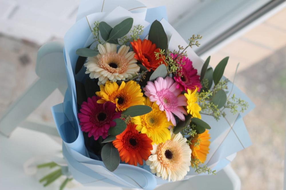 Букет цветов из: Герберы в Тайге