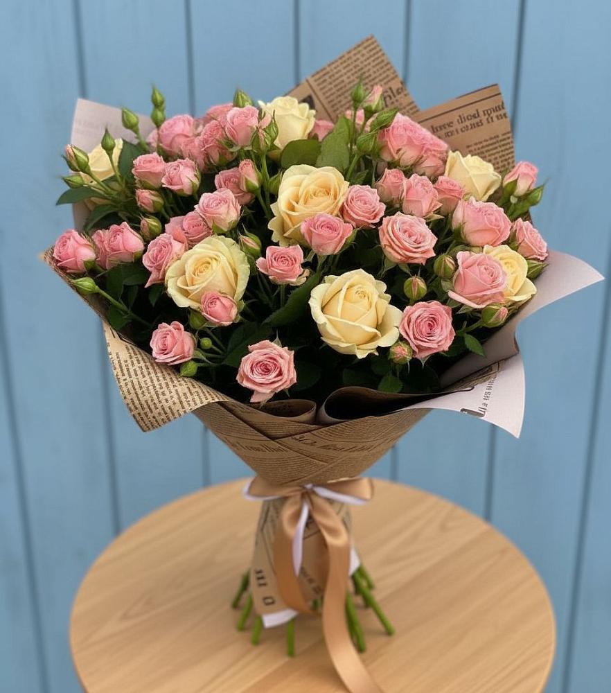 Букет цветов из: Розы в Тайге