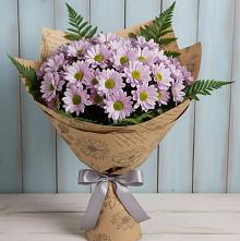 Букет цветов из:  Хризантемы в Тайге