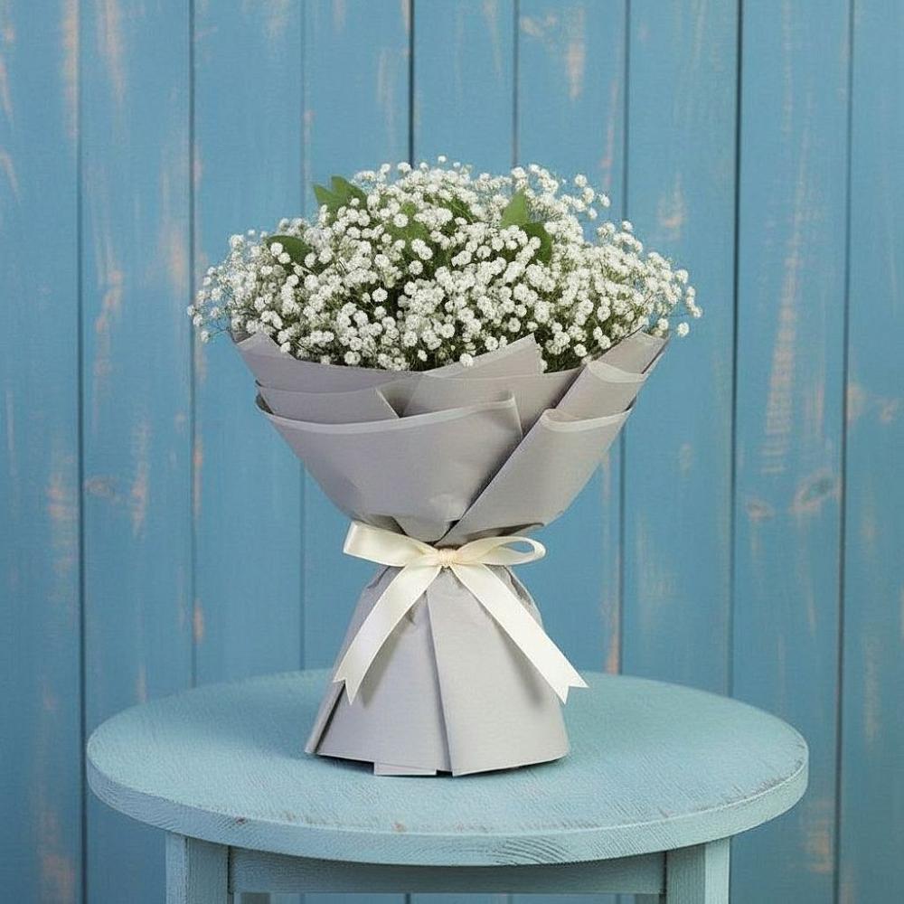 Букет цветов из: Гипсофила в Тайге