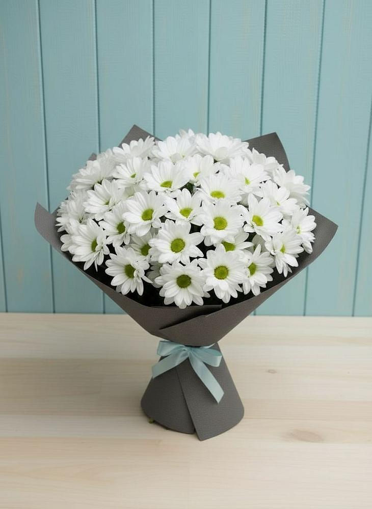 Букет цветов из: Хризантемы в Тайге