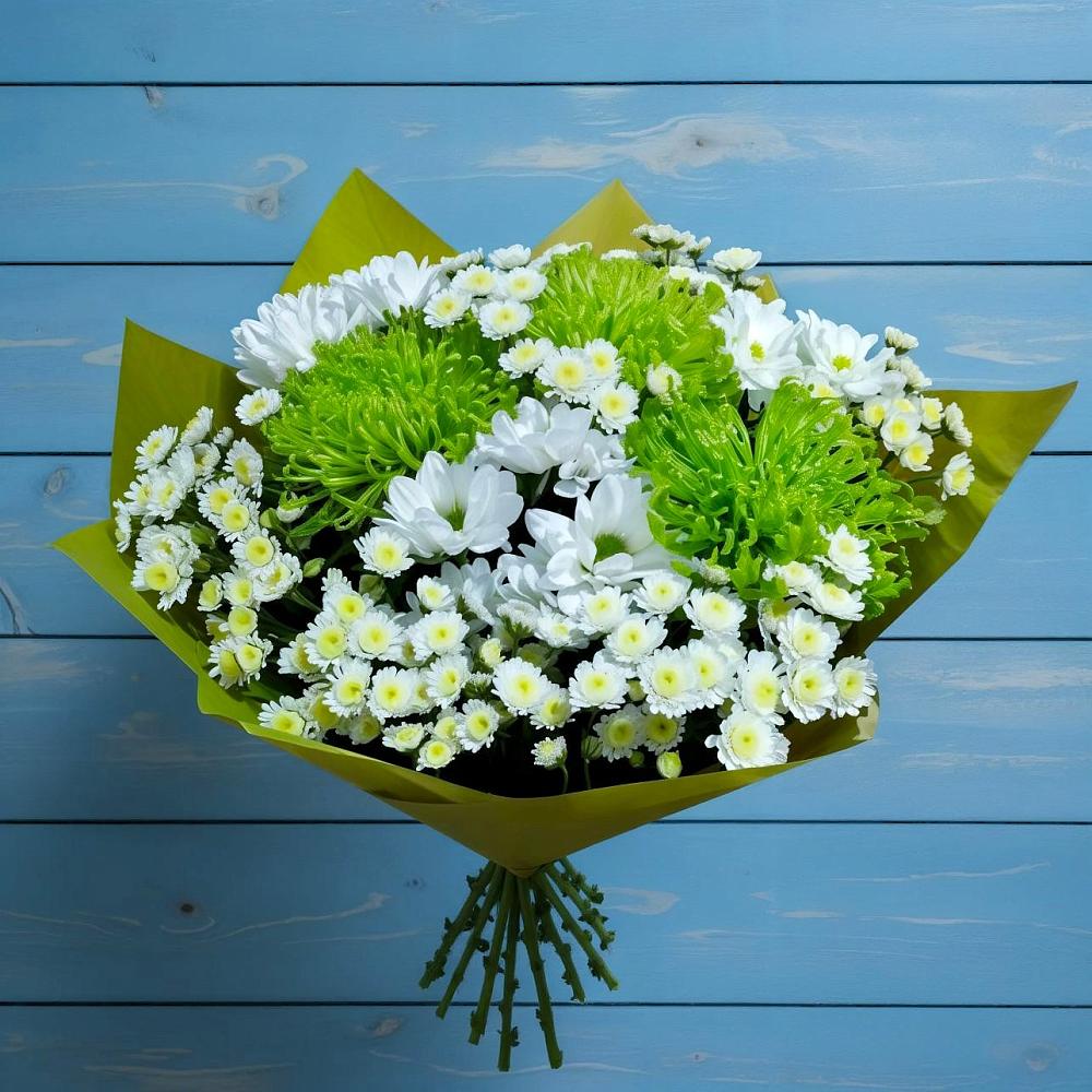 Букет цветов из: Хризантемы в Тайге