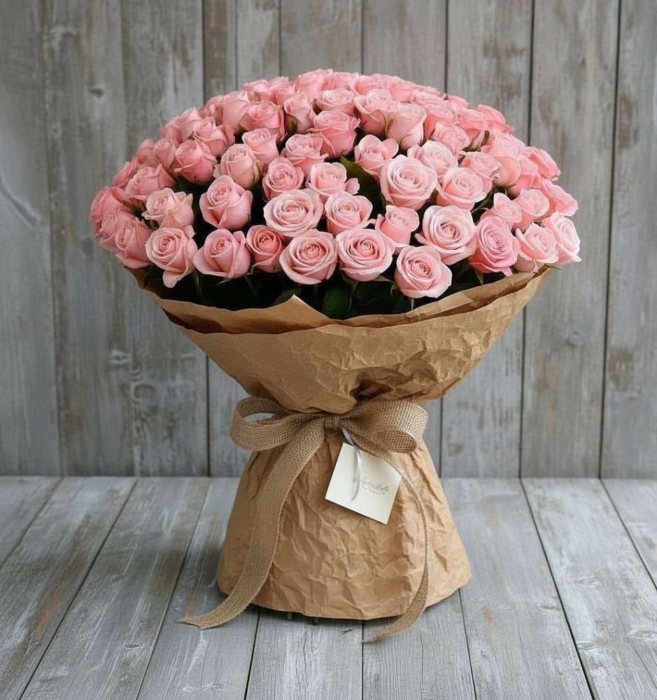 Букет 151 Роза Роуз в Тайге