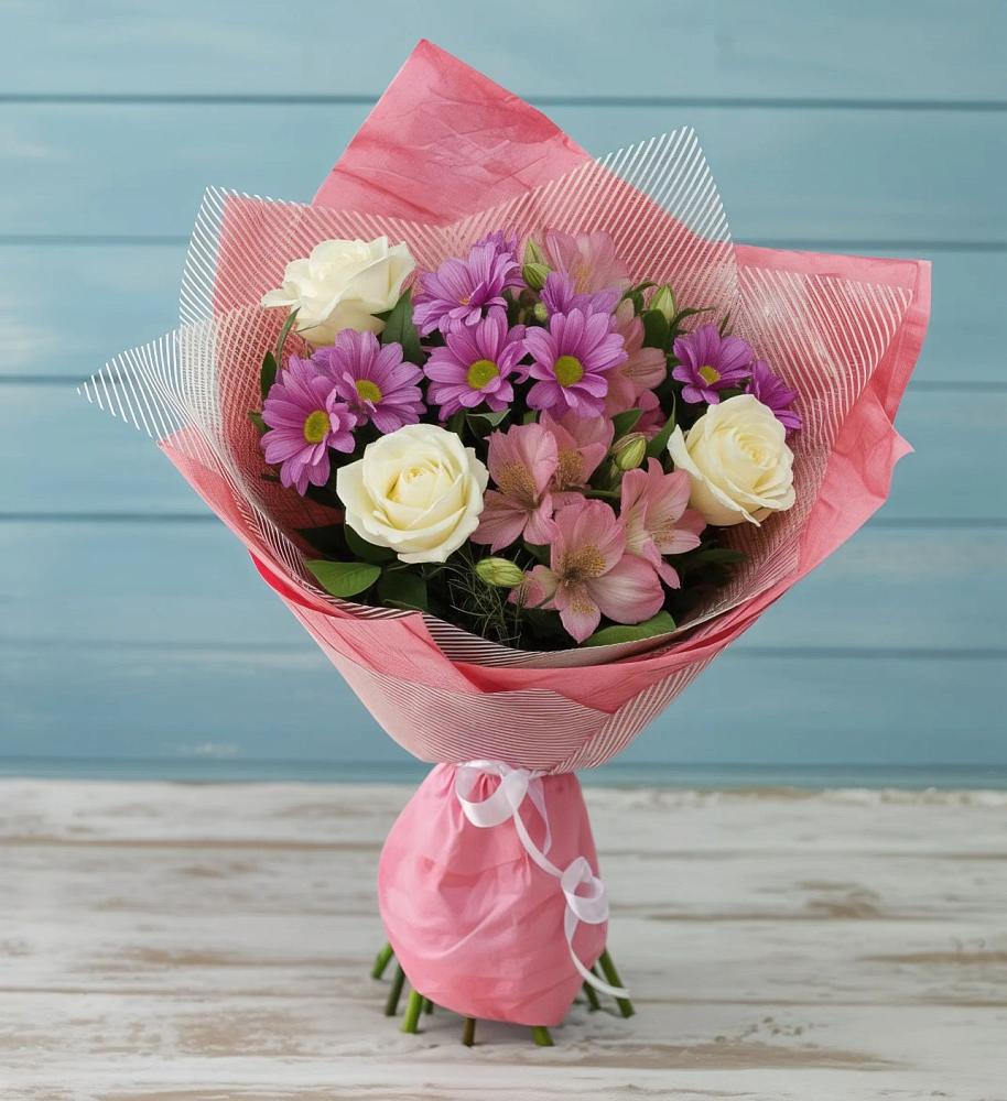 Букет цветов из: Герберы в Тайге