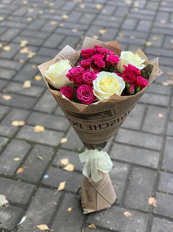 Букет цветов из: Розы в Тайге