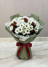 Букет цветов из:  Хризантемы #REPLACE_PRED# Тайге