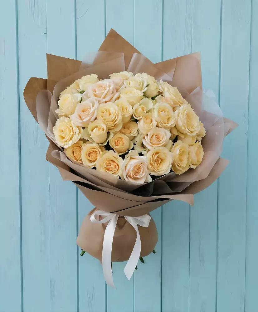 Букет Кремовое облако в Тайге