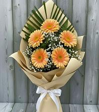 Букет цветов из:  Герберы в Тайге