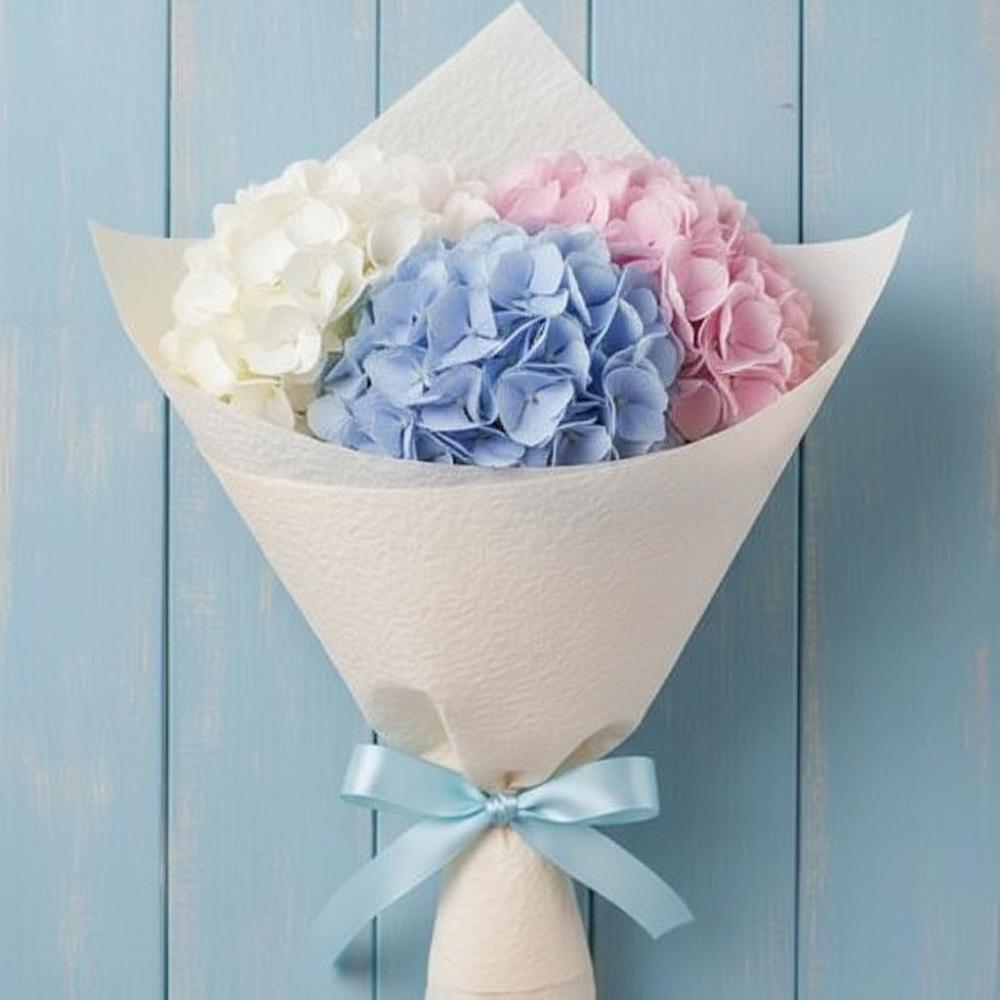 Букет цветов из: Гортензия в Тайге